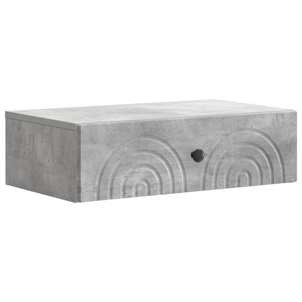 vidaXL Table d'appoint murale 59 x 34 5 x 17 cm Bois d'ingénierie