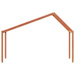 vidaXL Toit de lit pour enfants 213x95 5x144 5 cm bois de pin massif