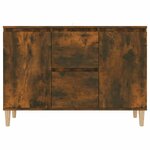 vidaXL Buffet Chêne fumé 101x35x70 cm Bois d'ingénierie
