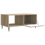 vidaXL Table basse Chêne Sonoma 90 x 50 x 40 cm Bois d'ingénierie