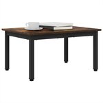 vidaXL Table basse Chêne Fumé 70 x 50 x 36 cm Bois d'ingénierie