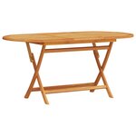 vidaXL Ensemble de dîner de jardin 9 pièces en bois massif acacia