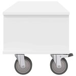 vidaXL Meuble TV Blanc 100 x 35 x 35 cm Bois d'ingénierie