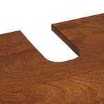 vidaXL Meuble sous Lavabo de Salle de Bain Noyer 62 x 33 x 58 cm