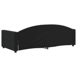 vidaXL Lit de repos sans matelas noir 90x200 cm velours