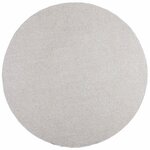 vidaXL Tapis de surface Rond HUARTE Crème et gris Ø 200 CM Polyester