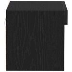 vidaXL Meuble TV Chêne noir 40 x 30 x 30 cm Bois d'ingénierie