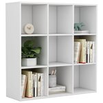 vidaXL Bibliothèque blanc 98x29x97 5 cm bois d'ingénierie