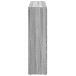 vidaXL Étagère séparatrice de pièce 3 niveaux sonoma gris