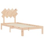 vidaXL Cadre de lit sans matelas 90x200 cm bois de pin massif