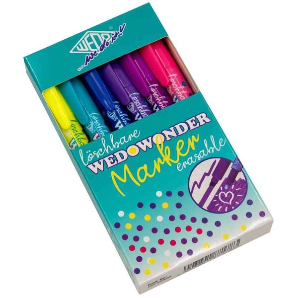 Surligneur effaçable 'wedowonder'  set de 6 WEDO