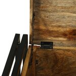 vidaXL Coffre de rangement - 40 x 40 x 40 cm  Bois de mangue massif brut