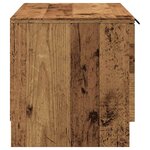vidaXL Meuble TV vieux bois 80x35x36 5 cm bois d'ingénierie