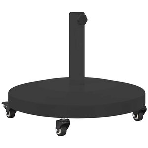 vidaXL Pied de parasol 24.45 kg Noir Rond Réglable
