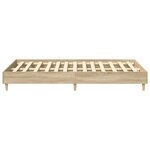 vidaXL Cadre de lit sans matelas chêne sonoma 140x190 cm