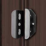 vidaXL Abri de stockage pour jardin Marron 194x121x181 cm Acier