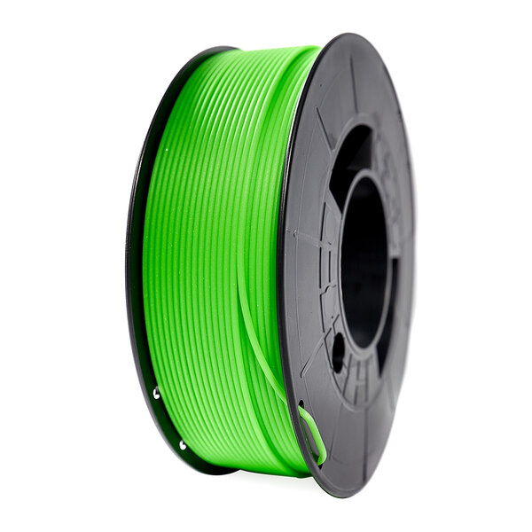 Filament 3D PLA HD - Diamètre 1.75mm - Bobine 1kg - Couleur Vert Fluorescent