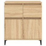 vidaXL Buffet Chêne sonoma 60x35x70 cm Bois d'ingénierie