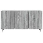 vidaXL Meuble TV Sonoma gris 99 x 34 5 x 52 cm Bois d'ingénierie