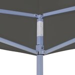 vidaXL Tente de fête 291 x 291 x 315 cm Anthracite Tissu Oxford