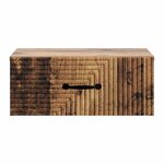 vidaXL Cabinet de chevet mural 2 pièces Bois ancien 49 x 34 5 x 20 cm