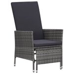 Salon de jardin meuble d'extérieur ensemble de mobilier 2 pièces avec coussins résine tressée gris 02_0015902