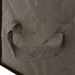 vidaXL Boîte de rangement avec fenêtre latérale transparente Gris