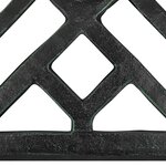 vidaXL Socle de parasol Vert 44x44x31 cm Fonte