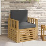 vidaXL 2 Pièce Ensemble de canapés d'extérieur Polyester