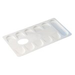 Palette de peinture rectangulaire blanche 24 x 11 5 cm LEFRANC BOURGEOIS