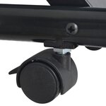 vidaXL Porte-revue 47 x 40 x 134 cm Noir et blanc A4