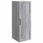 vidaXL Armoire Murale 33 x 34 5 x 90 cm Bois d'ingénierie Sonoma gris