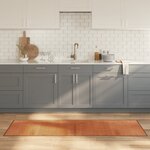 vidaXL Tapis rectangulaire marron 60x200 cm bambou