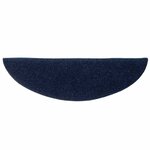 vidaXL Tapis autoadhésifs 10 Pièces Bleu marine 56x17x3 cm Aiguilleté