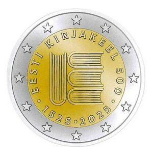 2 euros commémorative Estonie 2025 - Langue Estonienne.
