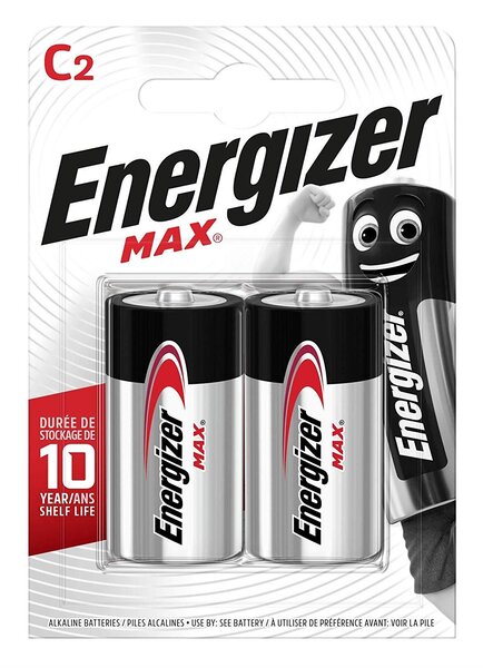 Blister de 2 Piles Max LR14 C ENERGIZER