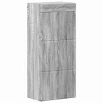 vidaXL Ensemble de mobilier de salle de bain TULUM Gris Sonoma