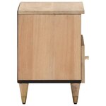 vidaXL Table de chevet 40x33x46 cm Bois de manguier solide