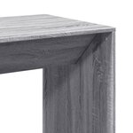vidaXL Table de bar sonoma gris 51x50x103 5 cm bois d'ingénierie