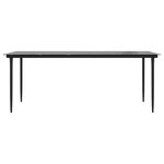 vidaXL Ensemble à manger de jardin 9Pièces noir poly rotin verre