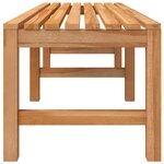 vidaXL Banc de jardin 150 cm bois de teck massif