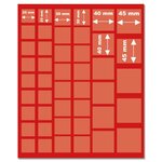 MEDAILLIER : 45 CASES - Rouge