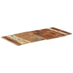 vidaXL Dessus de table rectangulaire 60x120 cm 15-16 mm Bois récupéré