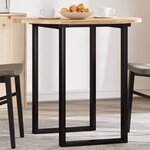 vidaXL Dessus de table rond Ø80x2 cm bois massif d'acacia