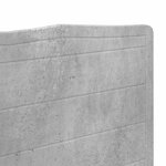 vidaXL Tête de lit Gris béton 135 cm Bois d'ingénierie