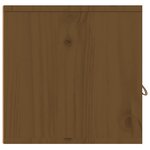vidaXL Armoires murales 2Pièces Marron miel 60x30x30cm Bois de pin massif