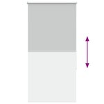 vidaXL Store enrouleur occultant largeur du tissu 85 7 cm polyester