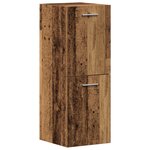 vidaXL Ensemble de meubles de salle de bain 3 pièces en bois ancien et bois d'ingénierie