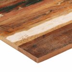 vidaXL Dessus de table carré 70x70 cm 25-27 mm Bois de récupération