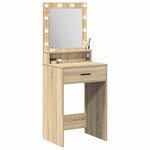 vidaXL Table de Toilette avec tiroir Chêne Sonoma 50 x 41 x 135 cm